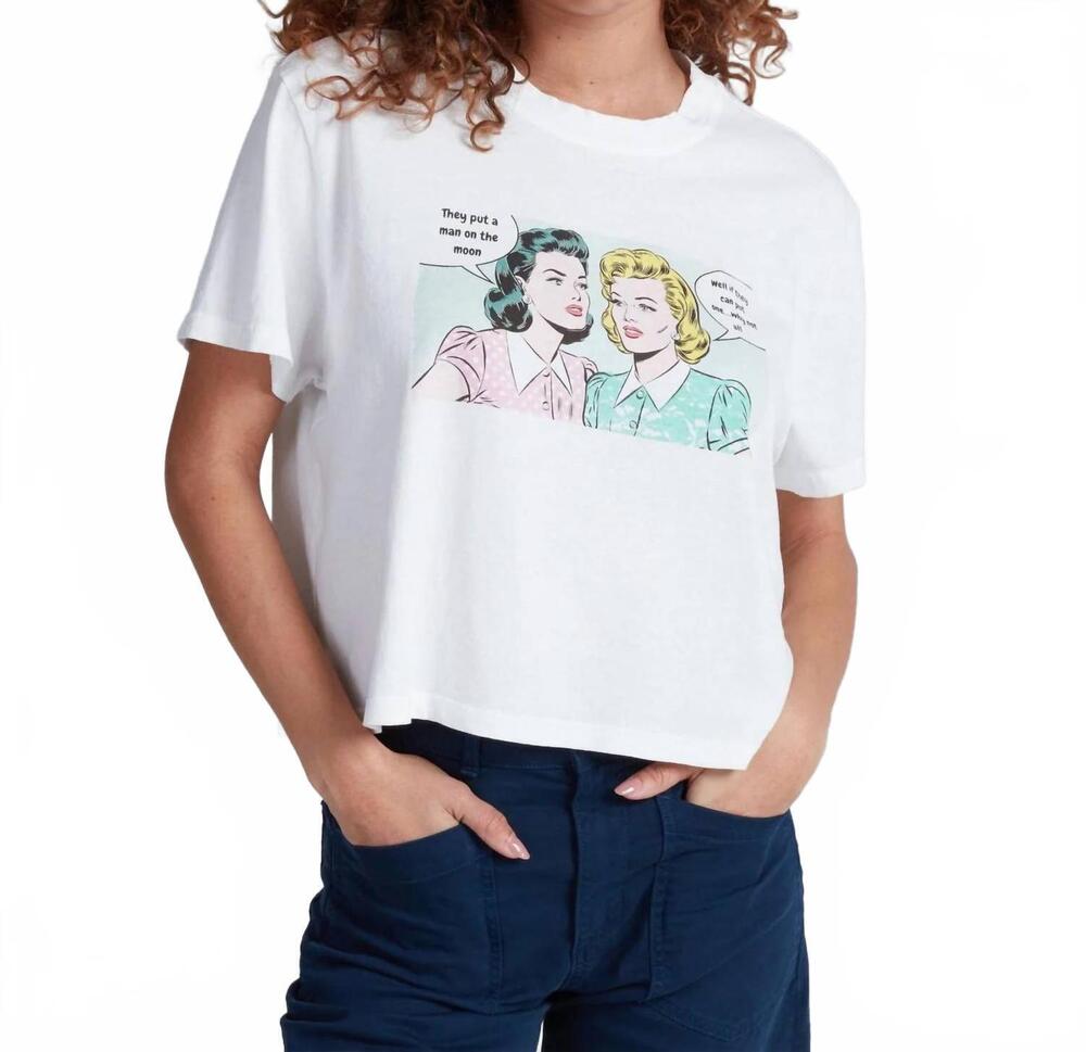 NEW ASKK NY shrunken boy tee in white